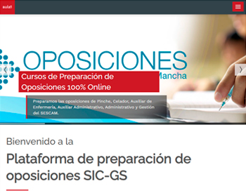 Aula virtual: cursos de oposiciones